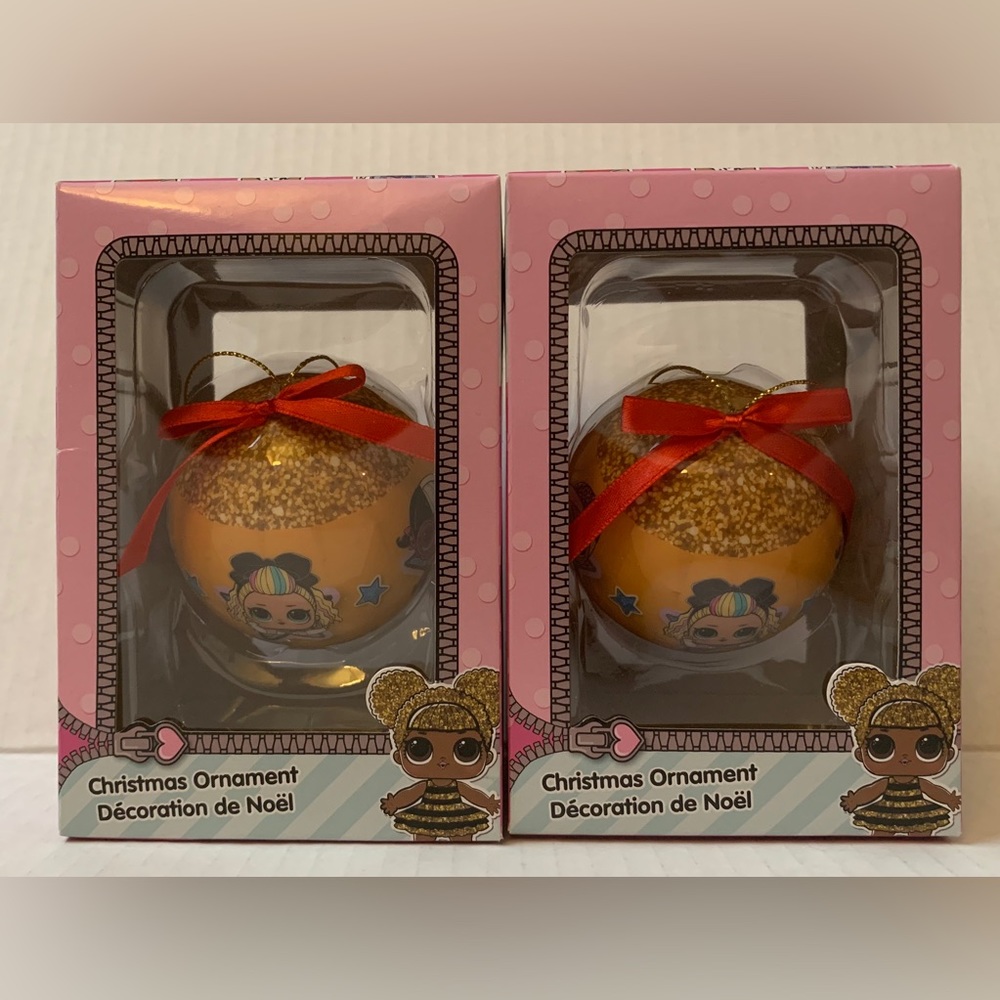 LOL Surprise Christmas Ornaments by Kurt Adler Bundle of 2